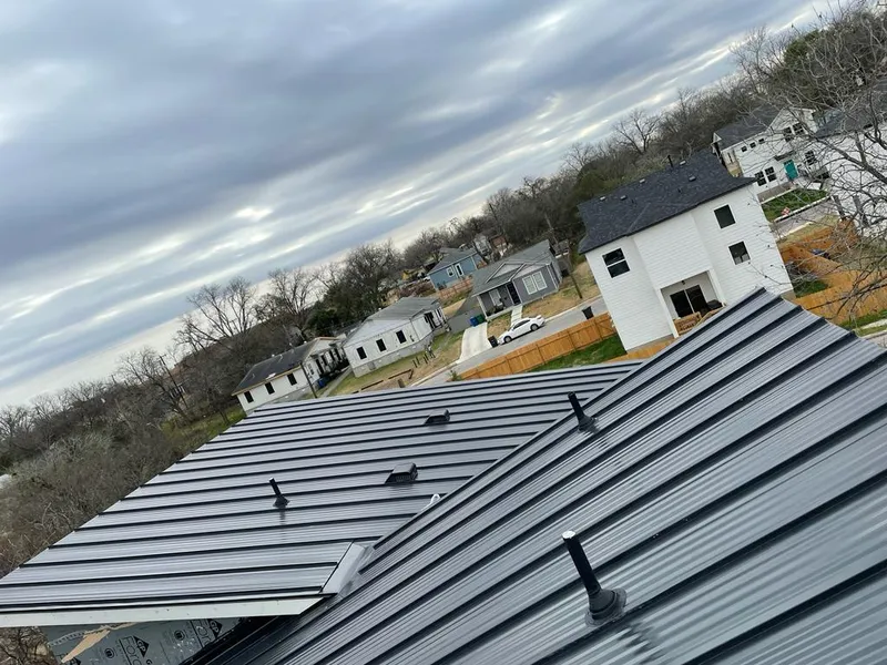 Standing seam metal roof panels with vents for Skylight Repair in Prattville